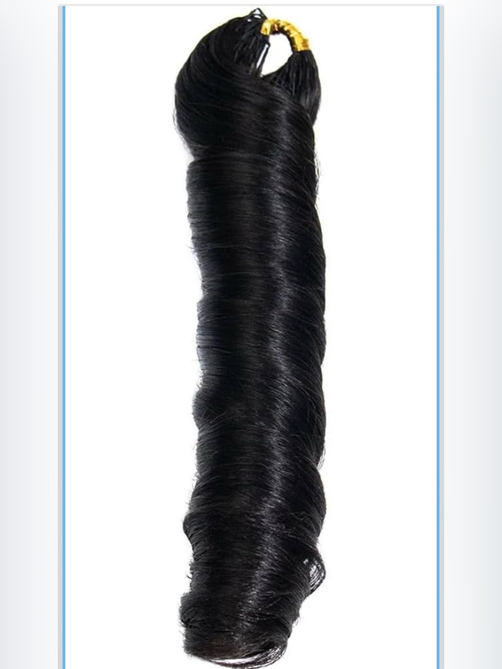 French Curl Miracle Knots Crochet Human Hair NC 20" 100 Strands
100% Brazilian R